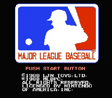 Major League Baseball (USA) (Rev 1) screen shot title